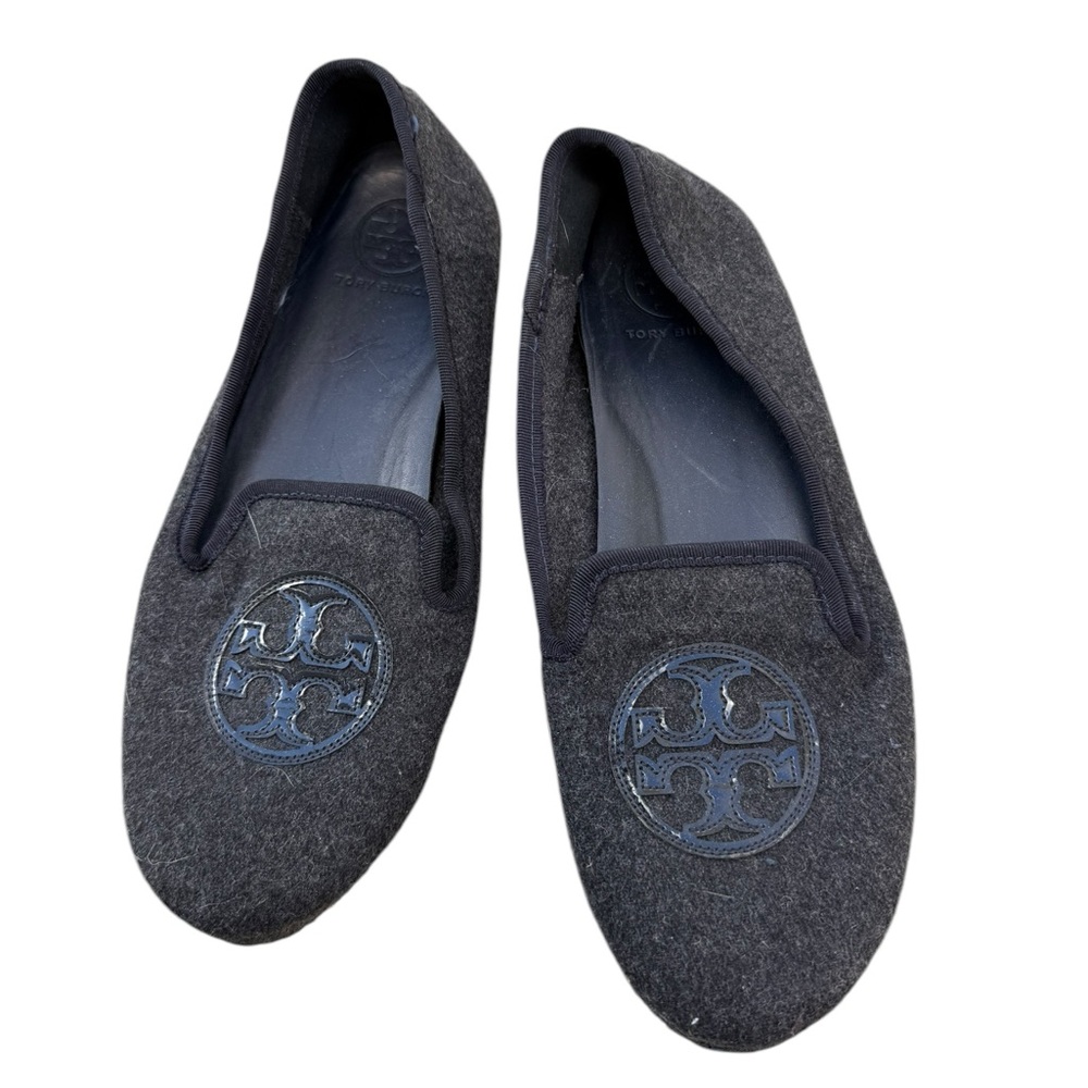 Tory Burch Gray Loafers
